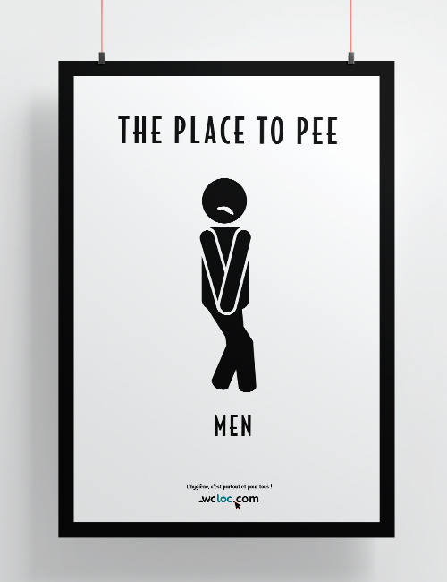 Affiche - Toilettes – Affiche Expert