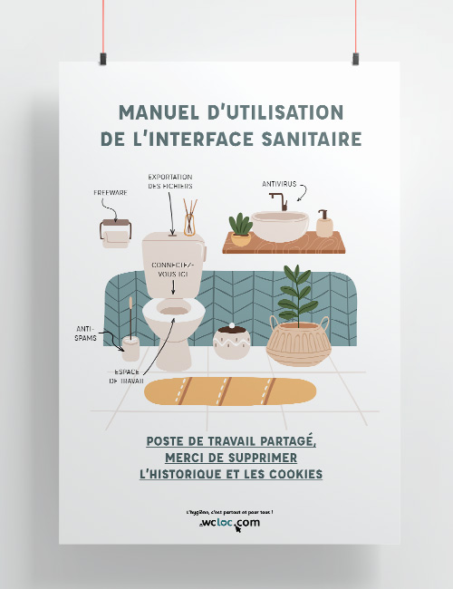 Affiches Toilettes Propres En Entreprise Imprimer Gratuitement