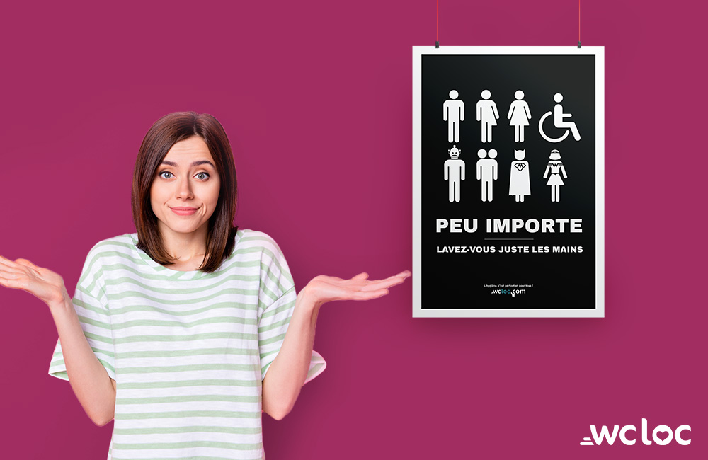 Affiche "Peu importe" Affiches WC Loc